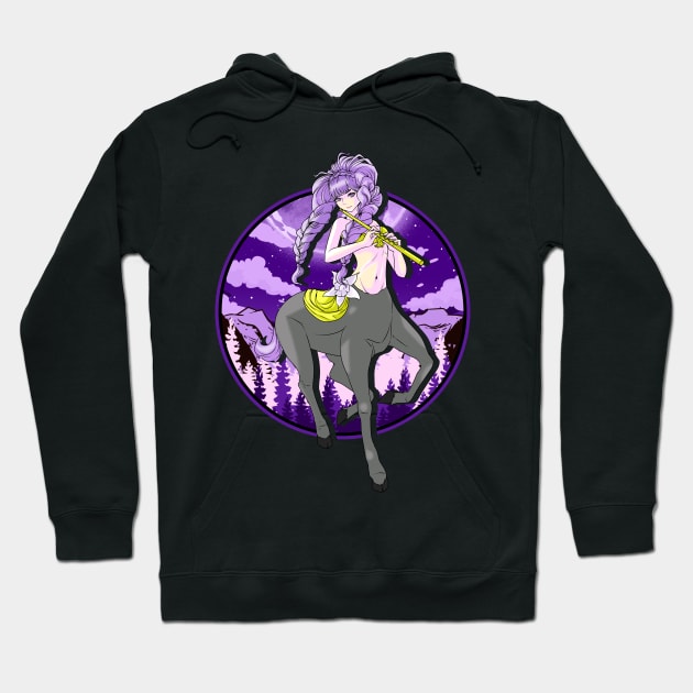 Anime Girl Fantasy Mythology Centaur Hoodie by OddDucks